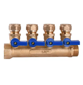 Коллектор CRISTAL 3/4х16″ 4-ой с перекрыванием (NM-1018)