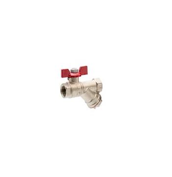 Кран кульовий з фільтром ″ARCO Sena″ 3/4″ вн./вн. 152504 (Метелик)