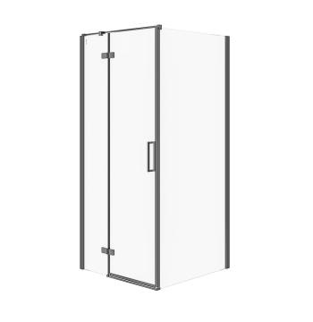 Душевая кабина Cersanit JOTA 90x90x195 левая прозрачное стекло профиль чорный