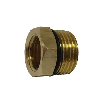 Футорка 3/8″х1/4″НВ латунная (манометр) 729Б