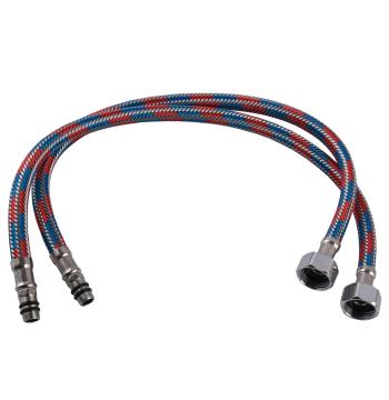 Шланги для змішувача Globus Lux М10х1/2″ 0,5м. АНТИКОРОЗІЯ ( ПАРА)