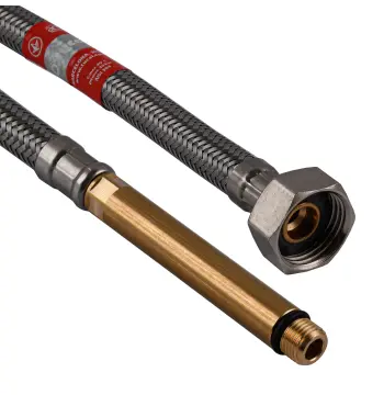 Шланг для змішувача TUCAI М10х1/2″- L75 довга 0,5м. TAQ GRIF 212385