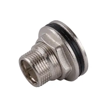 Врезка в бак 3/4″Н никелированное усиленное NO304R OPTIMUM