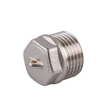 Заглушка 1/2″Н никелированная под пломбу NC302P OPTIMUM