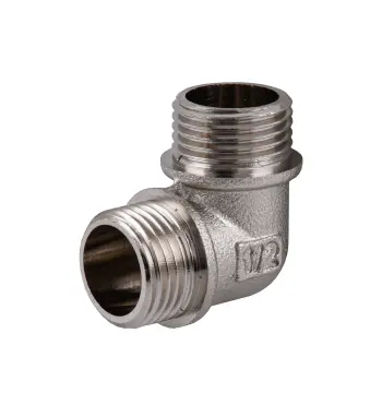 Уголк 1/2″НН никелированный NL332S OPTIMUM