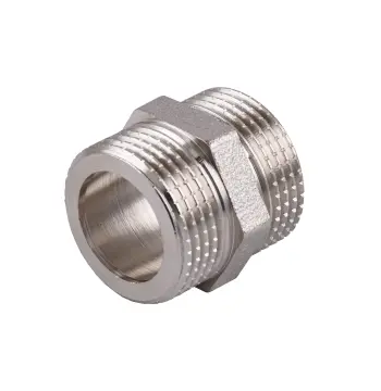 Ниппель 3/4″НН никелированный под прокладку NN442G OPTIMUM