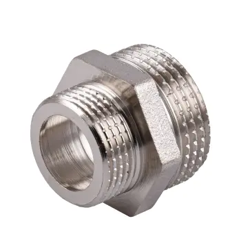 Ниппель редукционный 1″х3/4″НН никелированный под прокладку NN542G OPTIMUM