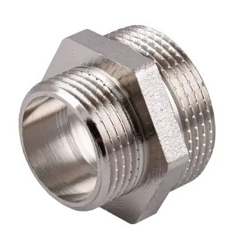 Ниппель редукционный 1 1/4″х1″ЗЗ никелированный NN652S OPTIMUM
