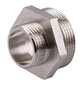 Ниппель редукционный 1 1/2″х1″НН никелированный NN752S OPTIMUM