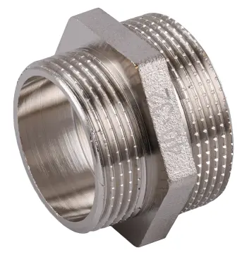 Ниппель редукционный 1 1/2″х1 1/4″НН никелированный NN762S OPTIMUM