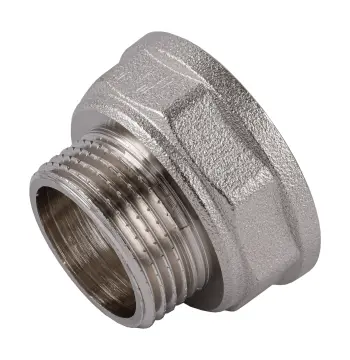 Переходник редукционный 1 1/4″х1″ВН никелированный восьмигранный NK653O OPTIMUM