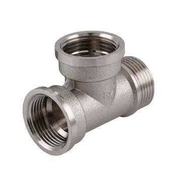 Тройник 3/4″ВВН никелированный NT444S OPTIMUM