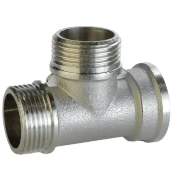 Тройник 3/4″ВНН никелированный NT445S OPTIMUM