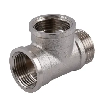 Тройник 1″ВВН никелированный NT554S OPTIMUM