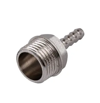 Штуцер 1/2″Н 6мм никелированный NU3C2S OPTIMUM
