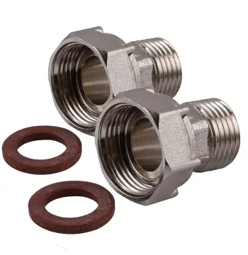 Комплект штуцеров 3/4″х1/2″ВН никелированный NU433B OPTIMUM