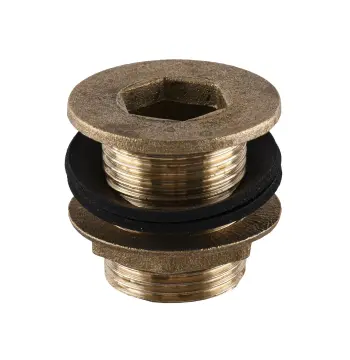 Врезка в бак 1″Н латунная LO552S OPTIMUM