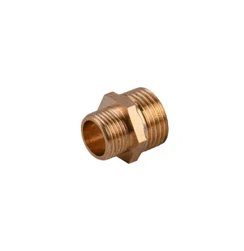 Ниппель редукционный 1/2″х3/8″НН латунный LN322S OPTIMUM