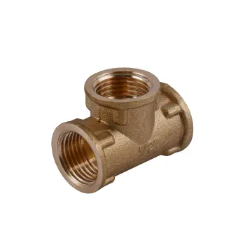 Тройник 1/2″ВВВ латунный LT331S OPTIMUM