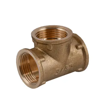 Тройник 3/4″ВВВ латунный LT441S OPTIMUM