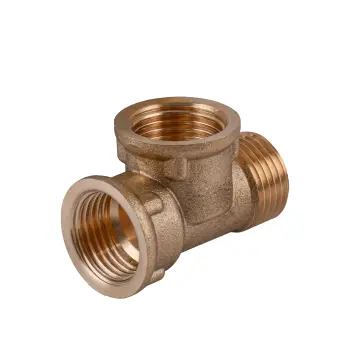 Тройник 1/2″ВВЗ латунный LT334S OPTIMUM
