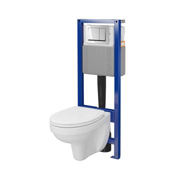 КОМПЛЕКТ С44: ИНСТ СИС-МА SYSTEM 40 MEХАН+ CERSANIA 414 з дюр сид LIFT+ кнопка смыва ENTER II хром