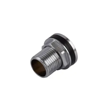 Врезка в бак 1/2″Н нержавеющая SO332S OPTIMUM