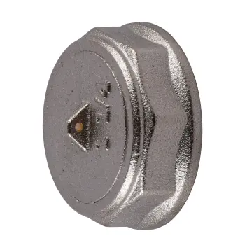 Заглушка 1 1/4″В нікельована під пломбу-NC601P OPTIMUM