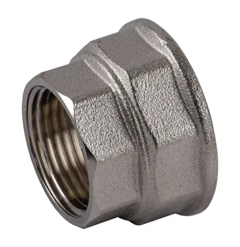 Муфта редукционная 1 1/2″х1″ВВ никелированная восьмигранная NM751O OPTIMUM