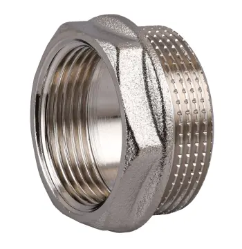 Футорка 1 1/2″х1 1/4″НВ никелированная NF763S OPTIMUM