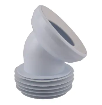 Колено OPTIMUM для унитаза 45 ° D115 пластик с уплотнителем OPTI 30515/147