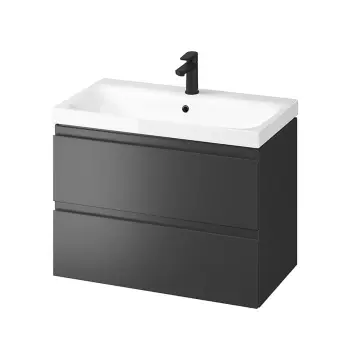 CET B894 MODUO шкафчик с умывальником MODUO 80 антрацит