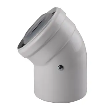 Колено 45 градусов, d=60/100 mm CE.00.30 C Конденсационное