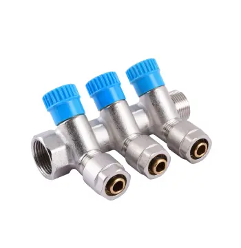 Коллектор CRISTAL 3/4Gх1/2*16 - 3-ой (под 35*) с перекрытием (NM-1016)