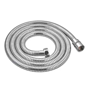 Растяжной ChrF02 шланг для душа Champion Chr.F02 из нержавеющей стали, хромированный с подшипником 160-220 см (CH0166)