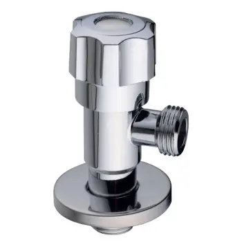 Кран для підключення сантехприладів Champion VAL-06 1/2x1/2 Chrome (нерж. сталь) (CH6196)