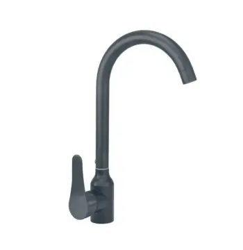 Смеситель для кухни Champion SAP-011 из нержавеющей стали GRAPHITE, высокий, однорычажный (CH6451)