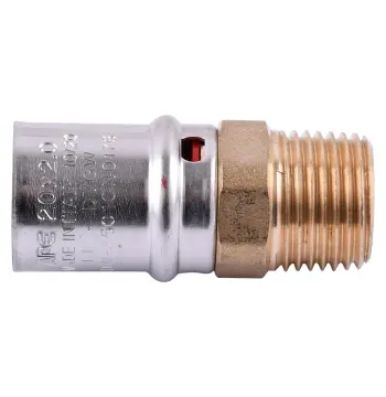 Муфта с наружной резьбой пресс APE ITALY AP 101 1/2″х20