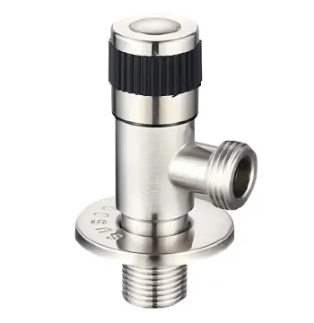 Кран для подключения сантехприборов Champion VAL-04-1/2x1/2 с нерж. стали SUS304 (CH6567)