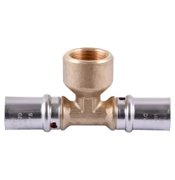 Тройник с внутренней резьбой пресс APE ITALY AP 132 16х1/2″х16