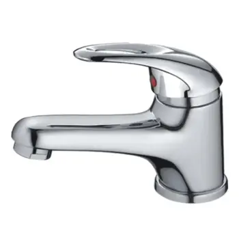 Смеситель CR0141 для умывальника Cron Luxor 001 хромированный однорычажный (CR0141)
