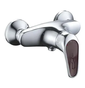 Смеситель для душа CRON CR0154 Magic 003 RED хромированный с красной ручкой (CR0154)