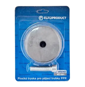 Насадка плоска для паяльника EUROPRODUCT EP.WS040 PPR труб 40mm (EP6101)