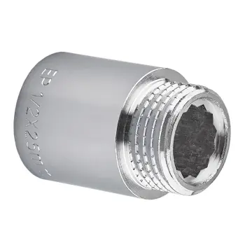 Подовжувач Europroduct EP.E025.Chr - 1/2"MF-25мм хром (EP6124)
