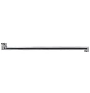 Вилив для змішувача Haiba M7240F з нержавіючої сталі, плоский 40 см, хром (GU0005)