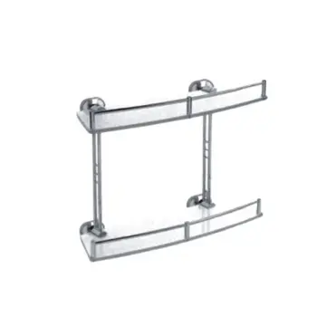 Полка стеклянная двухъярусная Haiba HB1920-2 (HB0485)