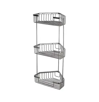 Полка трехъярусная угловая решетка Haiba HB335-2 (HB0497)