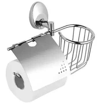 Бумагодержатель Haiba HB1603-1 с крышкой и корзиной (HB0739)