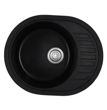 Мийка кухонна HAIBA HB8311-G226 BLACK 570x450x180 (HB0979)
