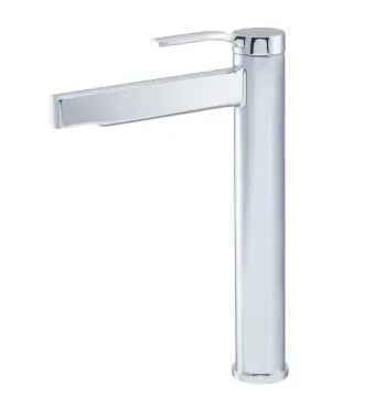 Смеситель для умывальника Haiba Lemon 001 Hight латунный хромированный высокий (HB9586)